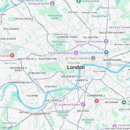 Map view near JSTM Construction Vista Centre Cranford