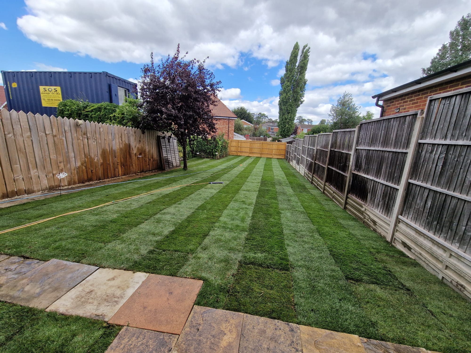 Patio Paving & Rear Garden